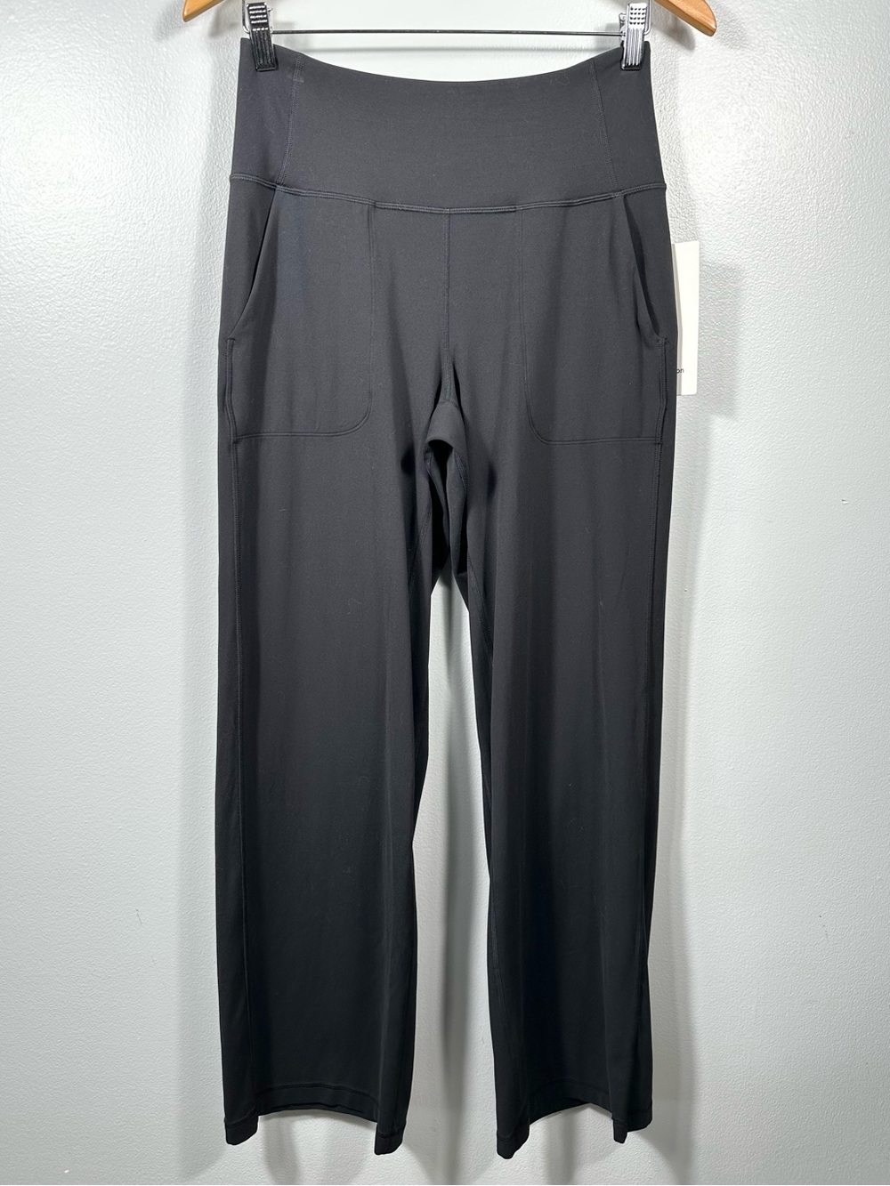 Lululemon Black Align Wide Leg High-Rise Pant 31" NWT Size 8 Athletic Gym Soft
